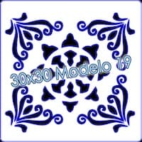 - Stencil 30x30cm Modelo 019 -